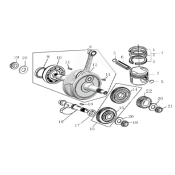 Piston ou villebrequin NK01 ORCAL