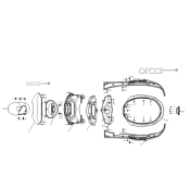 Eclaté carénages ECOOTER ORCAL E1-R