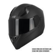  Casque Intégral S-LINE S441 VENGE -Noir Mat