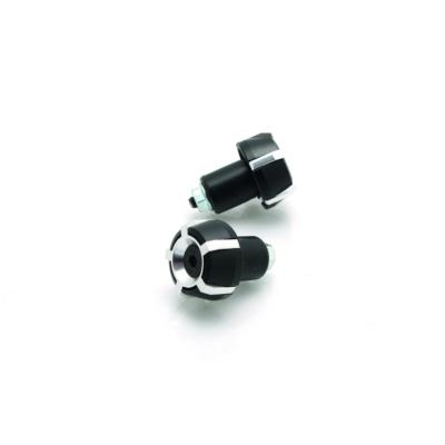 Embouts de guidon V PARTS Spark Ø18mm Noir/Argent