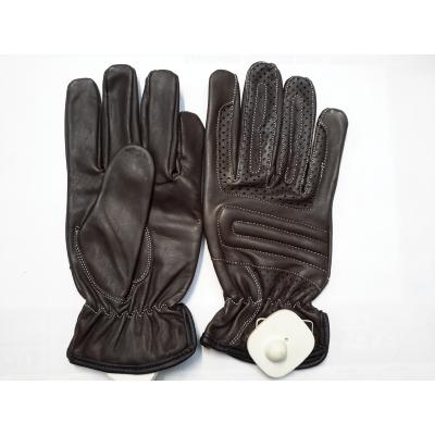 Gants Moto Cuir Marron Luxe Taille M NON HOMOLOGUE C.E