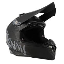 CASQUE CROSS TRENDY T-904 NOIR / GRIS MAT