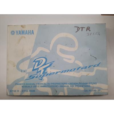 Manuel du propriétaire YAMAHA DT50R DT50RSM 1D4F819930