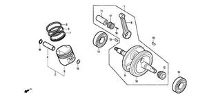 Vilbrequin et piston DAYSTAR Carbu