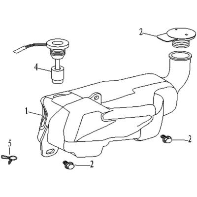 Bouchon reservoir d'huile ORCAL 50 KITE 2T