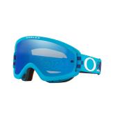 Masque OAKLEY O Frame 2.0 Pro XS MX Troy Lee Design Checkerboard Blue écran Black Ice Iridium