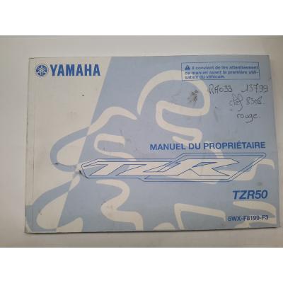 Manuel du propriétaire YAMAHA TZR50 5WXF8199F3