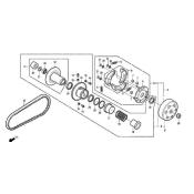  Embrayage et variateur DAELIM S2 Carbu